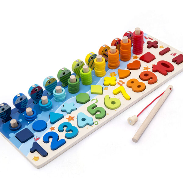 Children 3D Alphabet Number Puzzle Baby Colorful Geometric Digital Letter Educational Toy - Image 3