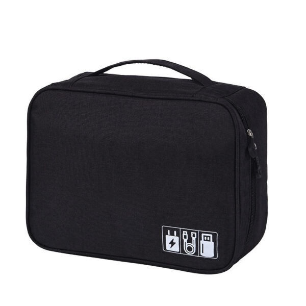 Electronic storage bag cationic polyester data cable storage bag Multi-function digital package - Image 8