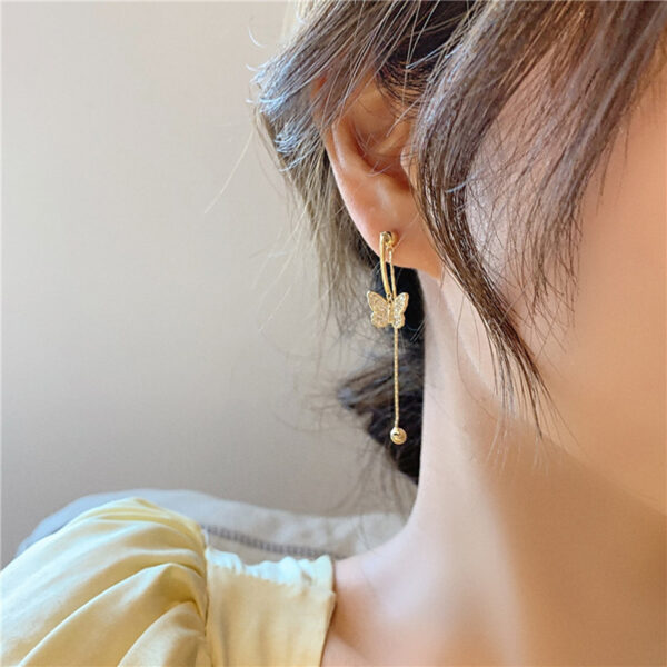 Premium sense tassel earrings butterfly earrings - Image 5