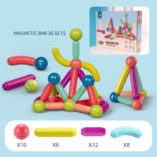 Baby Toys Magnetic Stick Building Blocks Game Magnets Children Set Kids Magnets For Children Magnetic Toy Bricks - Image 3