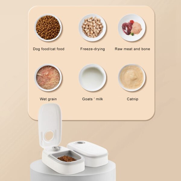 Automatic Pet Feeder Smart Food Dispenser For Cats Dogs Timer Stainless Steel Bowl Auto Dog Cat Pet Feeding Pets Supplies - Image 5