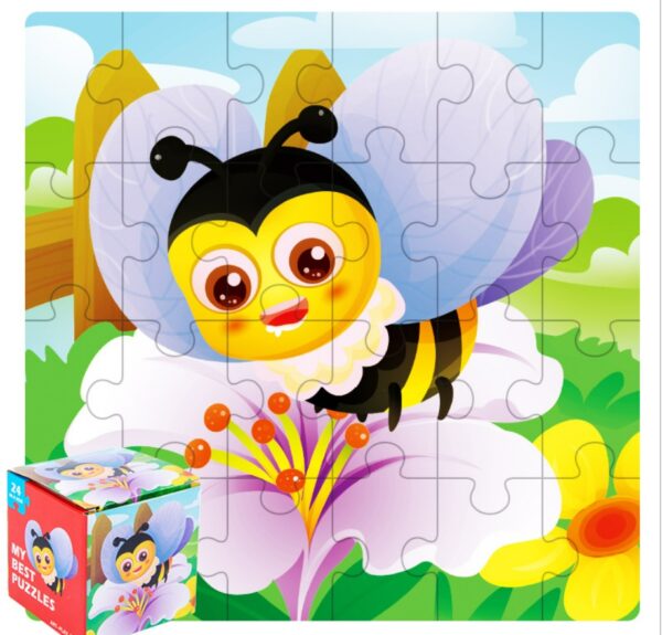 Children's poultry animal wooden puzzle - Image 3