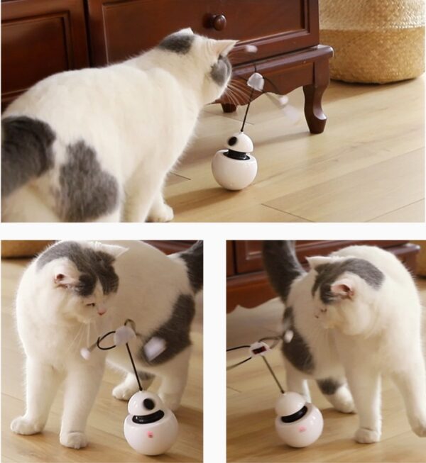 Cat toy funny cat toy three in one robot tumbler laser cat toy - Image 3