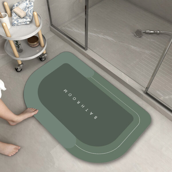 Cushion Cushion Bathroom Sliding  Door  Floor  Bathroom Foot Mat - Image 10