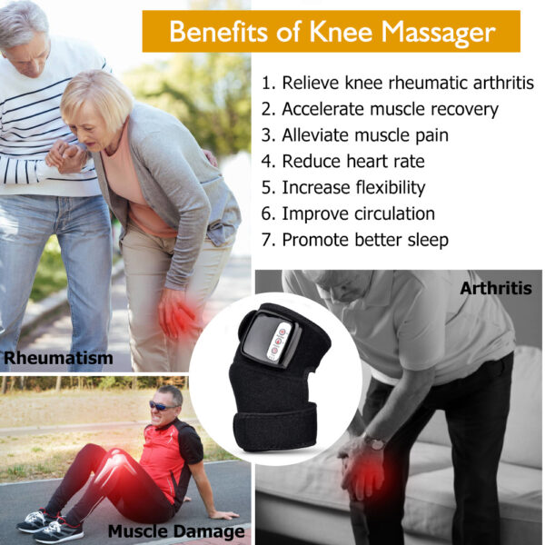 Electric Infrared Heating Knee Massager Wrap Elbow Joint Support Vibration Therapy Physiotherapy Machine Pain Relief Massageador - Image 4