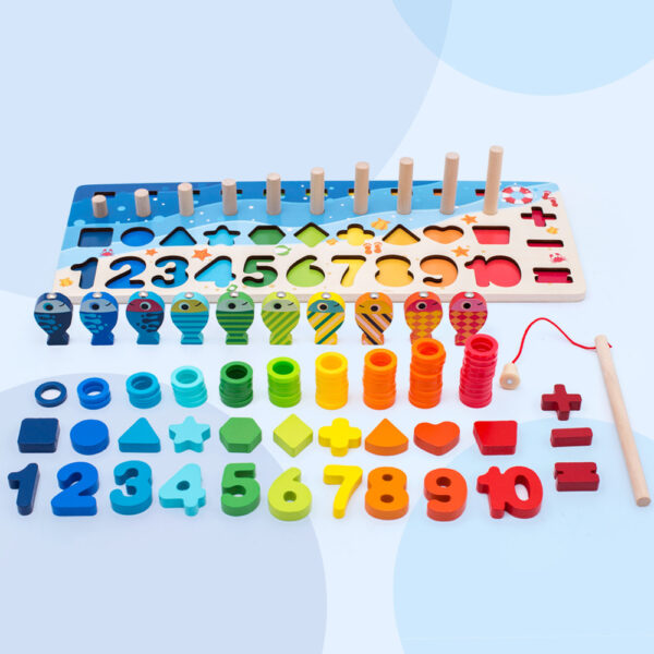 Children 3D Alphabet Number Puzzle Baby Colorful Geometric Digital Letter Educational Toy - Image 4