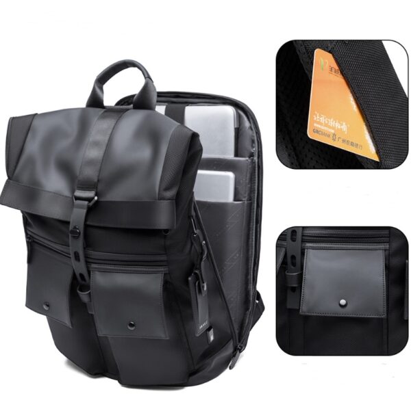 Men's Travel Bag Laptop Backpack Anti-theft Waterproof School Backpacks USB Charging Men Business Travel Bag Backpack New Design - Image 3