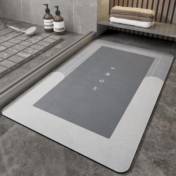 Cushion Cushion Bathroom Sliding  Door  Floor  Bathroom Foot Mat - Image 5